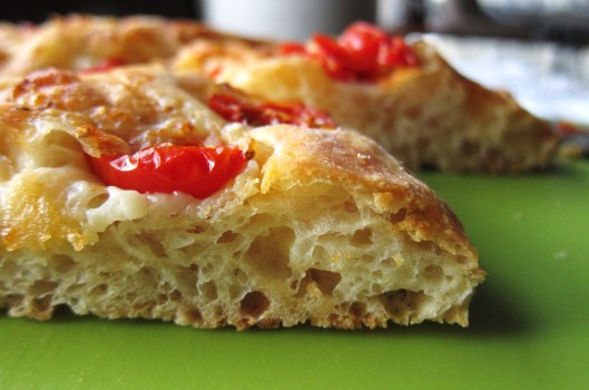 Tomato Focaccia - detail