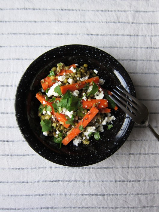 Mung Bean and Carrot Salad
