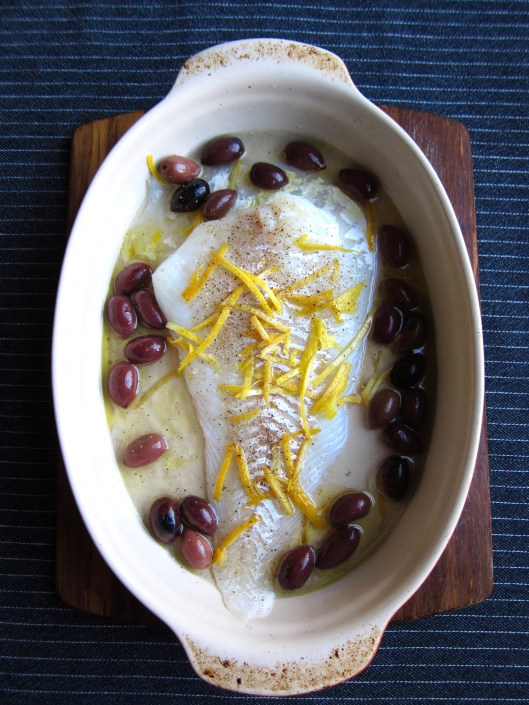 Cod with Lemon and Olives